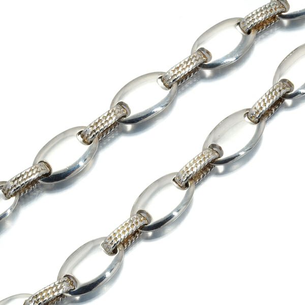 エルメス チェーンネックレス ロープ シルバー 