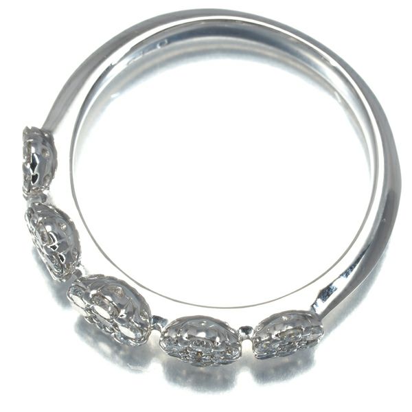 ポンテヴェキオ リング ダイヤ 0.45ct  フラワー 11.5号 K18WG 