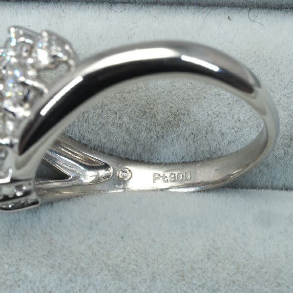 タサキ リング ダイヤ 0.76ct  12号 Pt900 