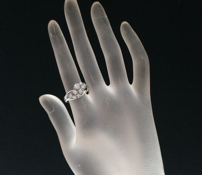 タサキ リング ダイヤ 0.76ct  12号 Pt900 