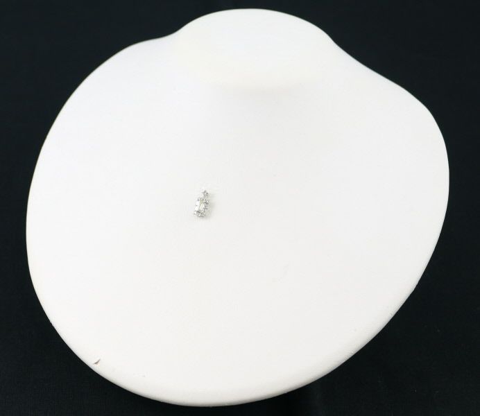 ダイヤ 0.35ct 2種カット  ペンダントトップ Pt900 