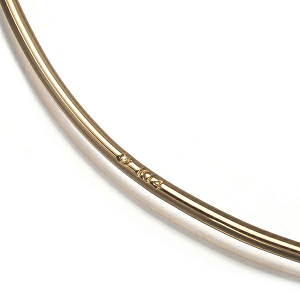 ミキモト ブレスレット ベビーパール アコヤ真珠 3.9mm  バングル K14YG 