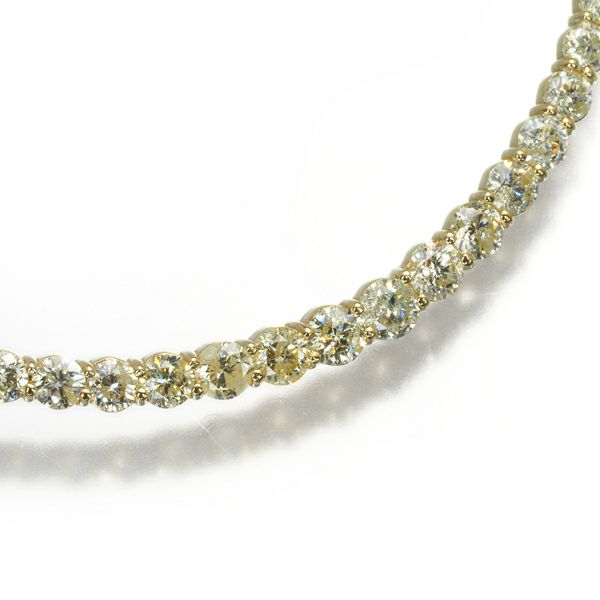 イエローダイヤ 1.05ct   ネックレス K18YG 