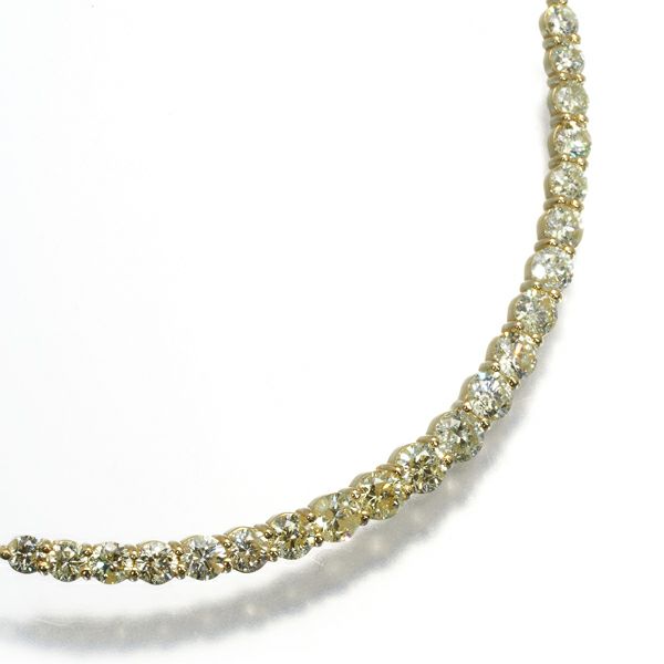 イエローダイヤ 1.05ct   ネックレス K18YG 