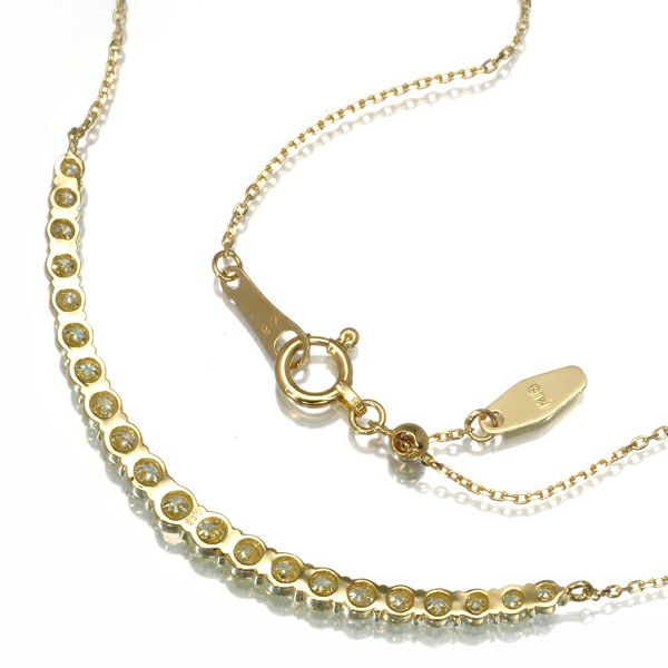 イエローダイヤ 1.05ct   ネックレス K18YG 