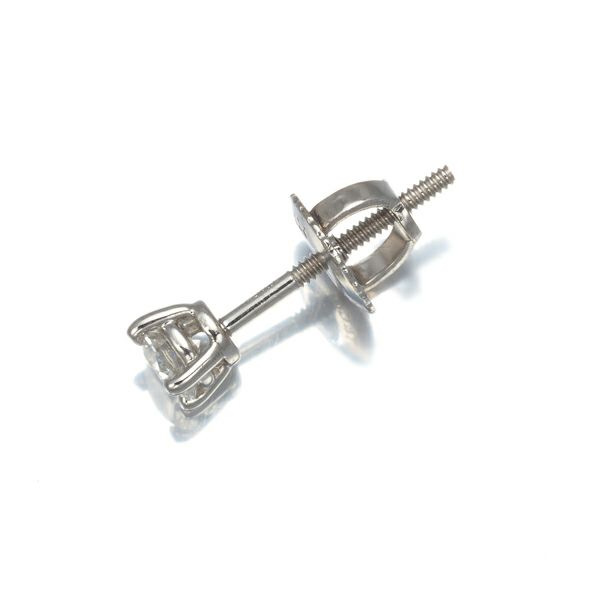 ティファニー ピアス ダイヤ 0.15ct程 ソリティア 片耳 Pt950 