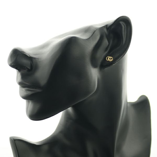 グッチ ピアス  GGランニング  K18YG 