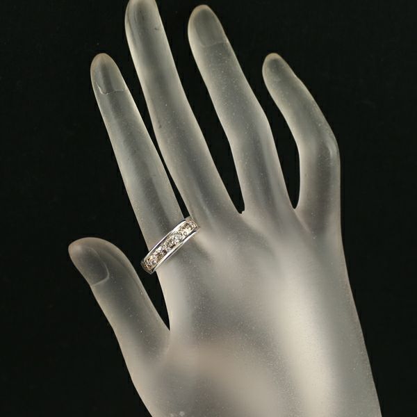 カシケイ リング ダイヤ 0.50ct メランジェ 13.5号 K18PG/WG 