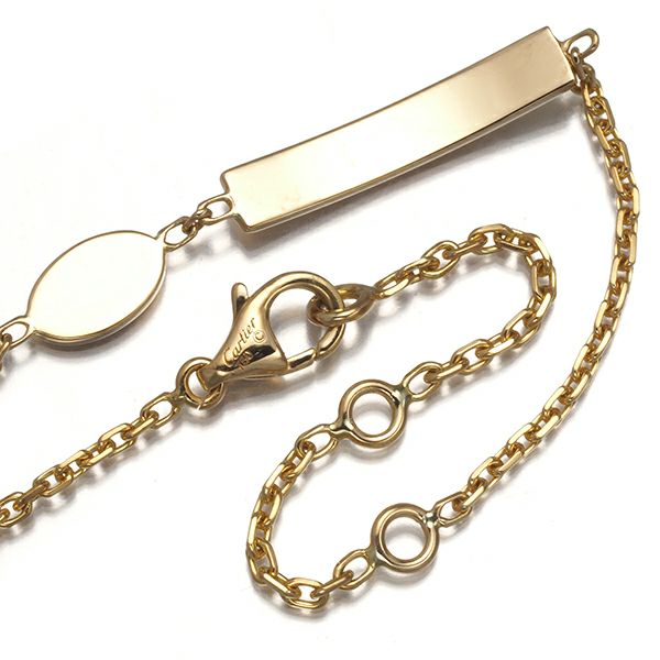 カルティエ ブレスレット   2C ロゴ ID プレート K18YG 
