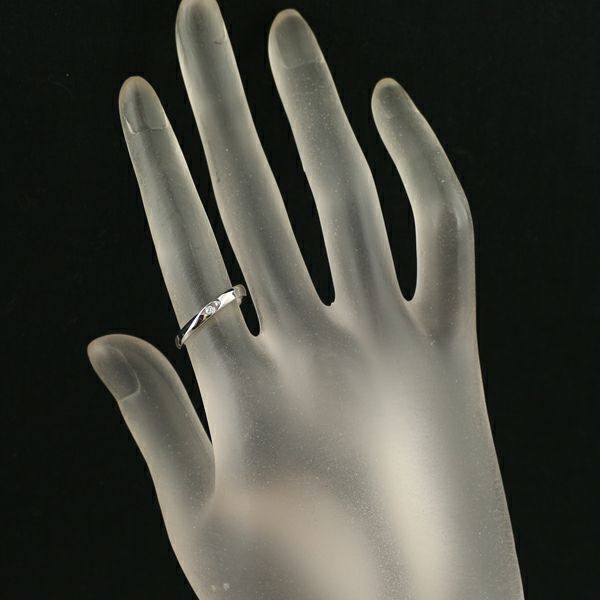 モニッケンダム リング ダイヤ 0.01ct ウェディング 9.5号 Pt950 