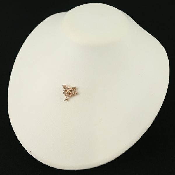 GSTV ペンダントトップ ダイヤ 0.62ct  フラワー 薔薇 K18PG 