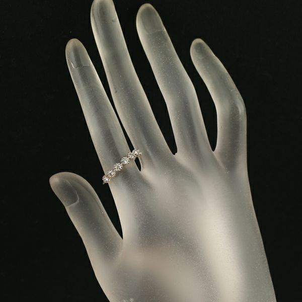 カシケイ リング ダイヤ 0.35ct ミル 11号 K18BG 