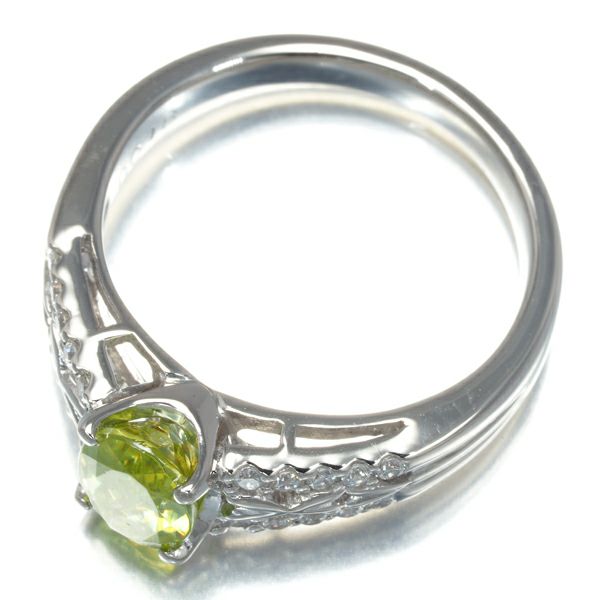 スフェーン 1.04ct ダイヤ 0.18ct   リング Pt900 
