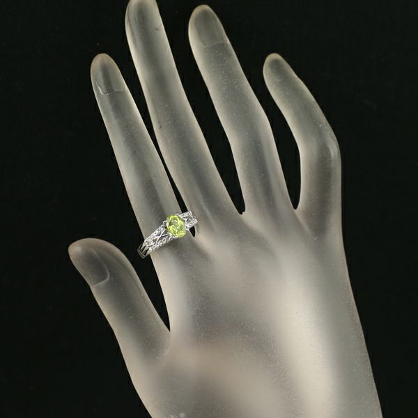 スフェーン 1.04ct ダイヤ 0.18ct   リング Pt900 