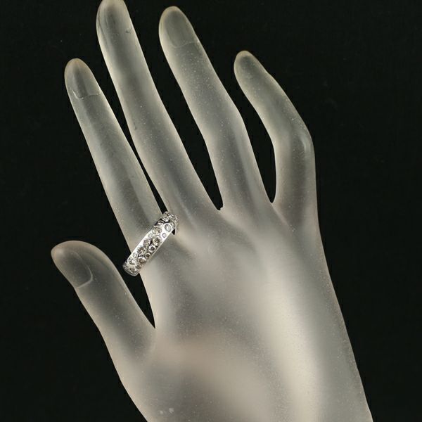 カシケイ リング ダイヤ 1.00ct カシケイバンド 13号 K18WG 