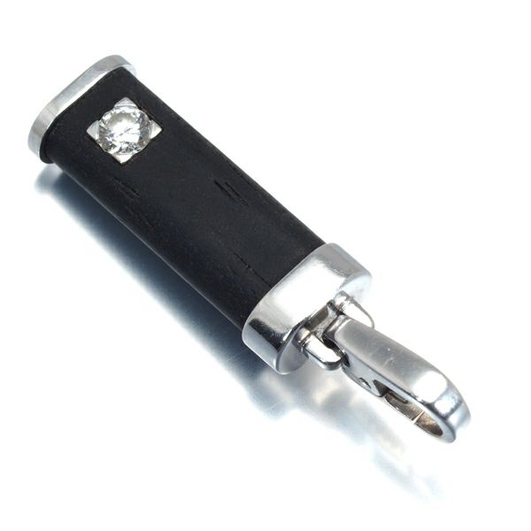 レア品 カルティエ ペンダントトップ ダイヤ  チャーム K18WG/ウッド 
