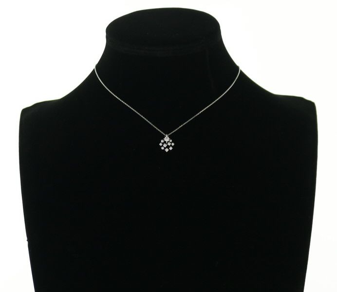 スタージュエリー ネックレス ダイヤ 0.25ct   Pt950 