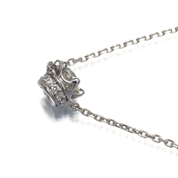 4℃ ネックレス ダイヤ 0.406ct  一粒 Pt850 