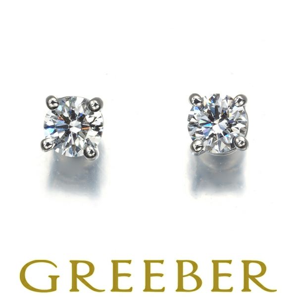 ティファニー ピアス ダイヤ 0.15ct/0.15ct程 ソリティア  Pt950 