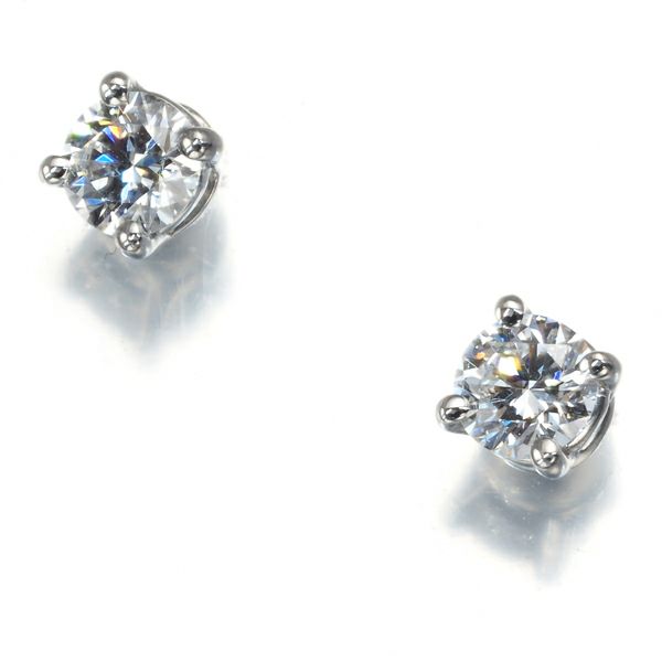 ティファニー ピアス ダイヤ 0.15ct/0.15ct程 ソリティア  Pt950 
