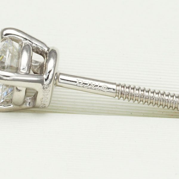 ティファニー ピアス ダイヤ 0.15ct/0.15ct程 ソリティア  Pt950 
