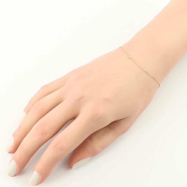 アーカー ブレスレット ダイヤ 0.06ct ヌーディー  K18YG 