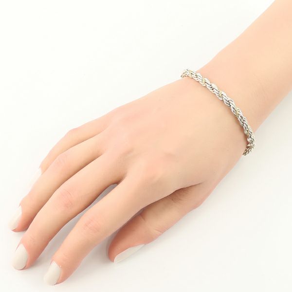 ティファニー ブレスレット  ツイストロープ コンビカラー シルバー925/K18YG 