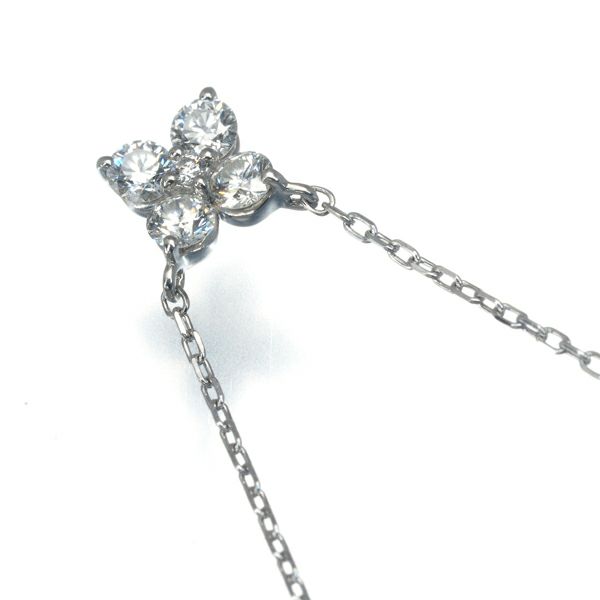 ヴァンドーム ネックレス ダイヤ 0.20ct カローラ   フラワー Pt950/Pt850  