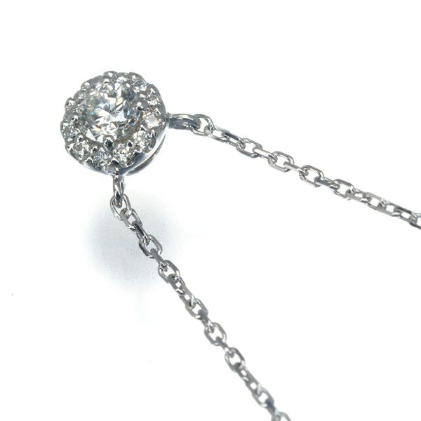 ヴァンドーム ネックレス ダイヤ 0.19ct  グレース Pt950/Pt850 