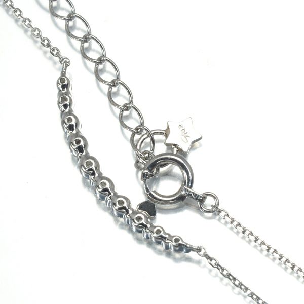 スタージュエリー ネックレス ダイヤ 0.23ct  グラデーションライン Pt950 