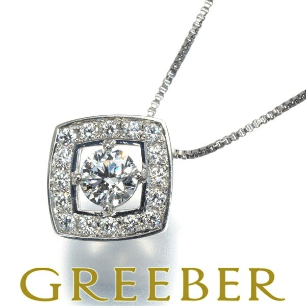 ヴァンドーム ネックレス ダイヤ 0.221ct/0.10ct   Pt900/Pt850 