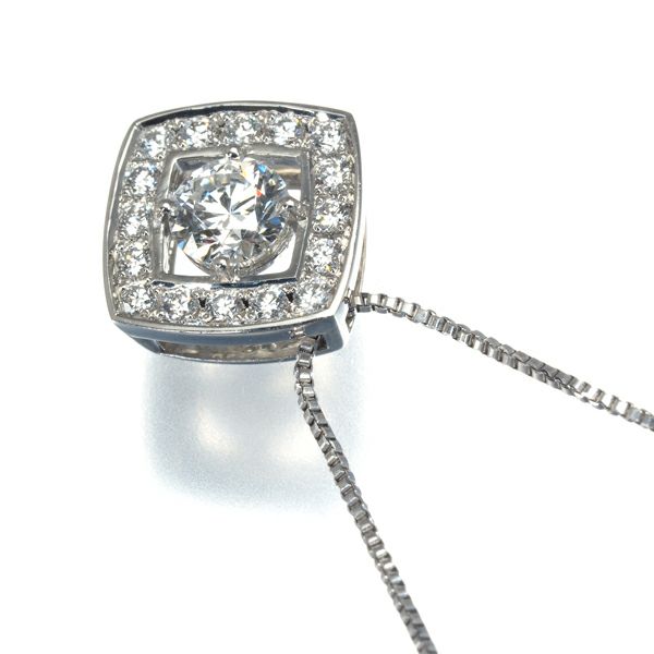 ヴァンドーム ネックレス ダイヤ 0.221ct/0.10ct   Pt900/Pt850 