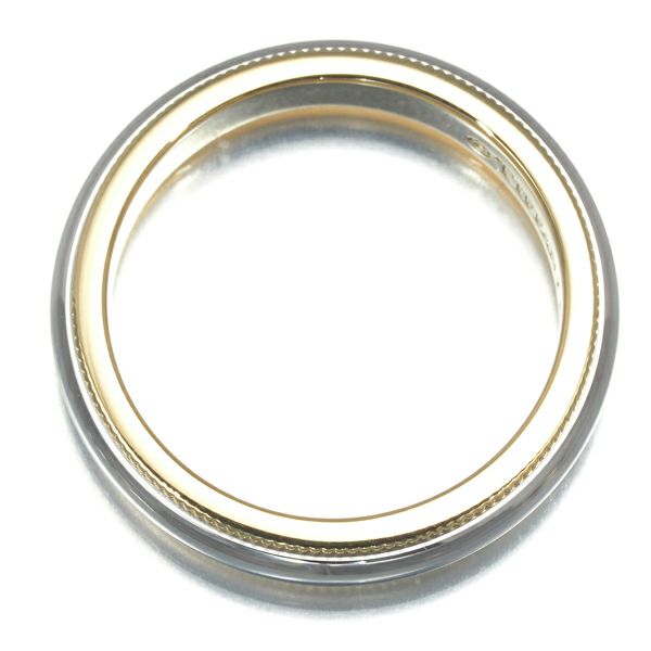 ティファニー リング  トゥギャザー ミルグレイン 3.5mm 9号 K18YG/Pt950 