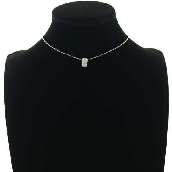 モニッケンダム ネックレス ダイヤ 0.32ct   パヴェ Pt900/Pt850 
