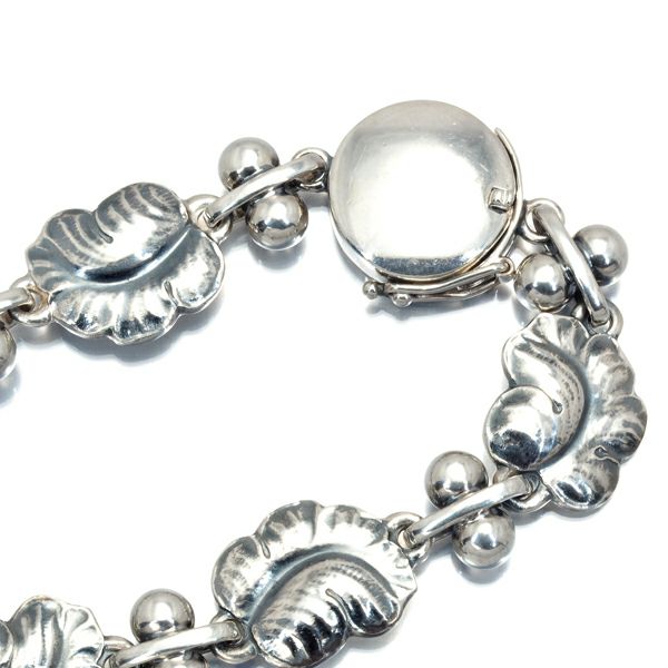 ジョージジェンセン ネックレス  ムーンライトグレープ 96A リーフ シルバー925 