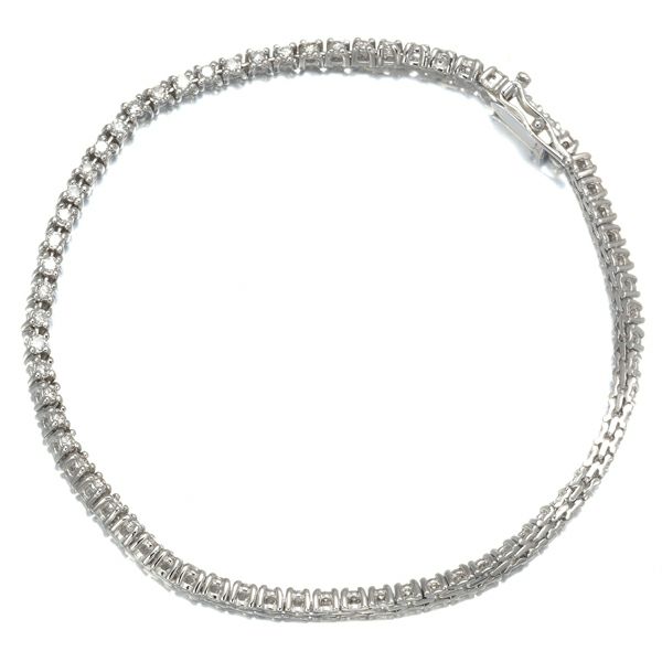 ダイヤ 1.00ct テニス  ブレスレット Pt850 
