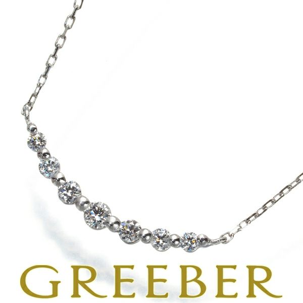 ヴァンドーム ネックレス ダイヤ 0.15ct リュール  Pt900/Pt850 