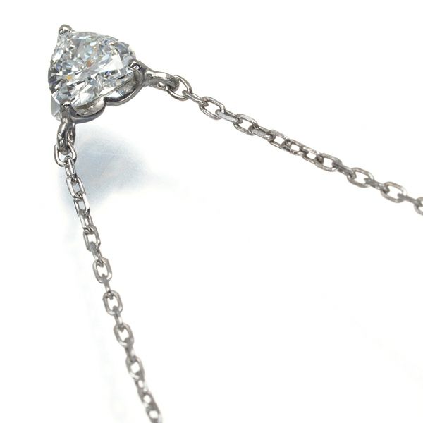 ヴァンドーム ネックレス ダイヤ 0.23ct  ハートシェイプ Pt950/Pt850 
