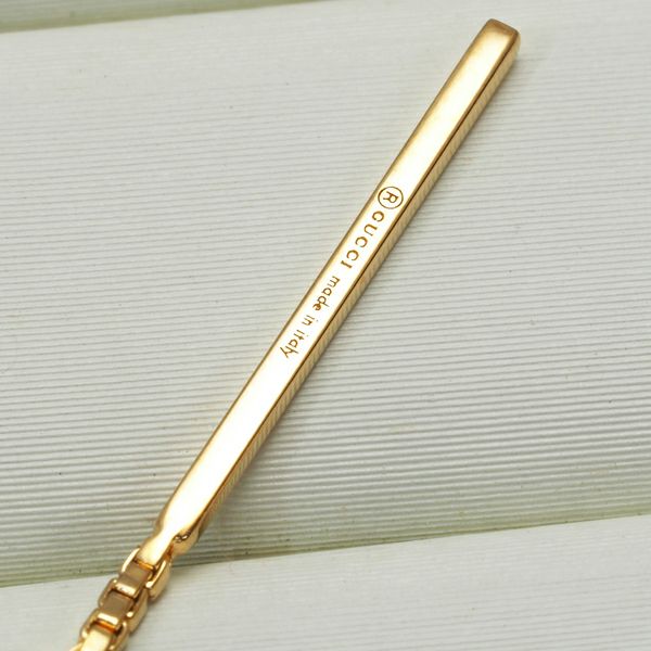 グッチ ピアス  リンクトゥラブ チェーン K18YG 