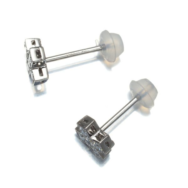 ティファニー ピアス ダイヤ クルーシーフォーム クロス  Pt950 