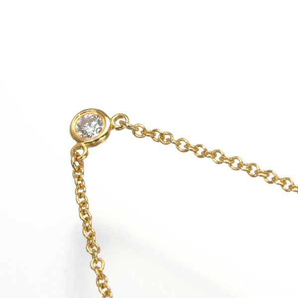 ティファニー ネックレス ダイヤ 0.05ct バイザヤード  K18YG 