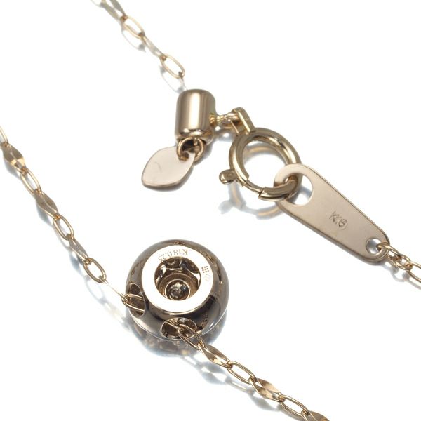 カシケイ ネックレス ブラウンダイヤ 0.25ct アダマス エステールコラボレーション ロング K18BG 