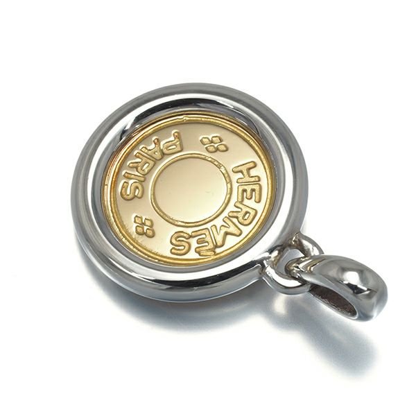 エルメス ペンダントトップ  セリエ  K18YG/シルバー925 