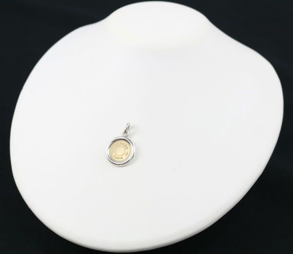 エルメス ペンダントトップ  セリエ  K18YG/シルバー925 