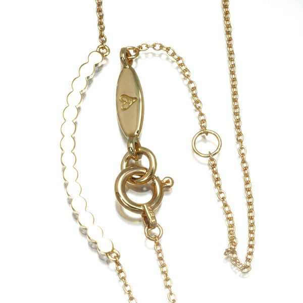 アーカー ネックレス ダイヤ 0.10ct ビリーブユー  K18YG 