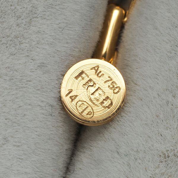 フレッド ブレスレット用コード  フォース10 MM 14刻印リンクチェーン K18YG