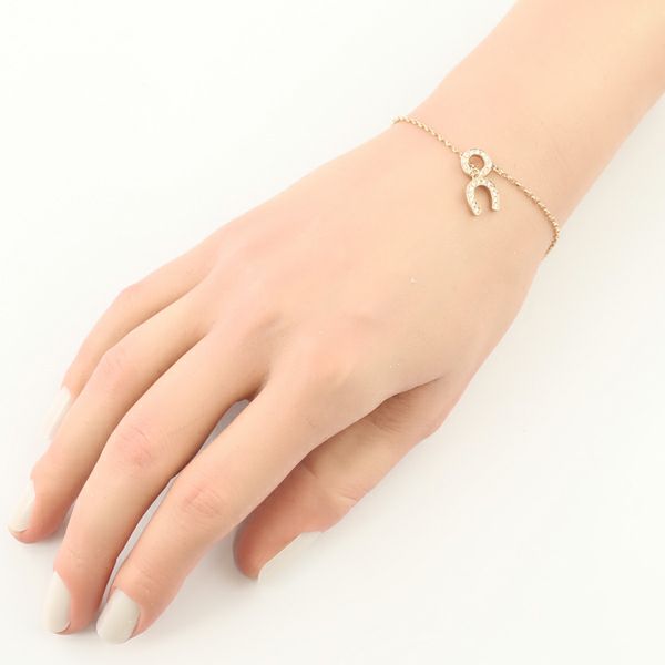 モニッケンダム ブレスレット ダイヤ 0.23ct ユーフォリック ホースシュー K18PG