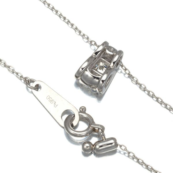 プラチナギルドインターナショナル ダイヤ 0.20ct 3P グラデーション ネックレス Pt950 