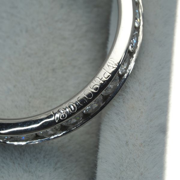 モニッケンダム リング ダイヤ 0.81ct  フルエタニティ 9号 Pt900 