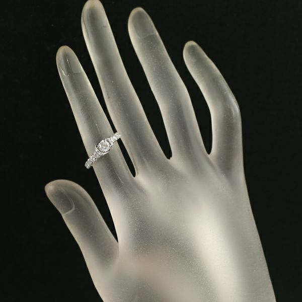 ショーメ リング ダイヤ 0.31ct D VVS1 3EX リアン ダムール 49号 Pt950 鑑定書